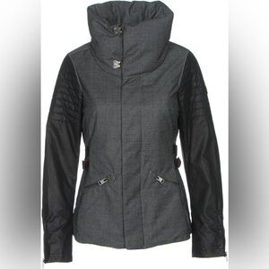 Sorel Joan of Arctic Moto Down Wool Jacket Medium